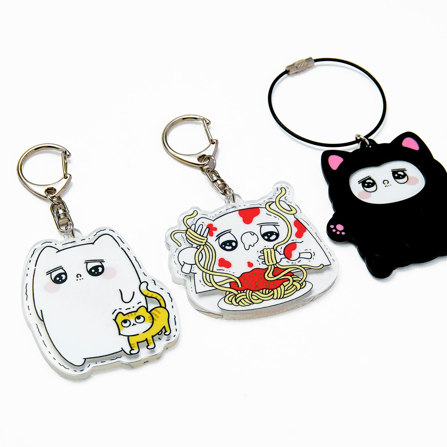 ぷるねコ変身アクキー