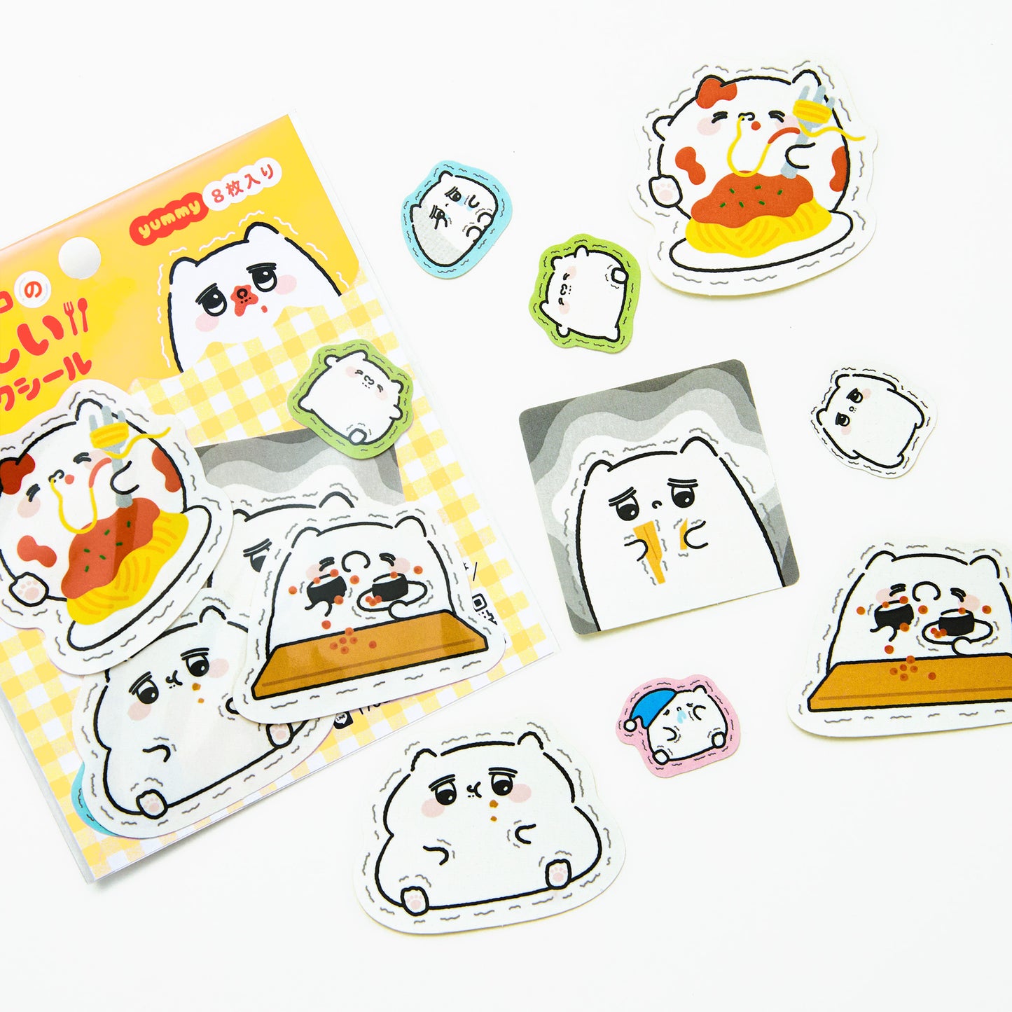 ぷるぷるyummy フレークシール