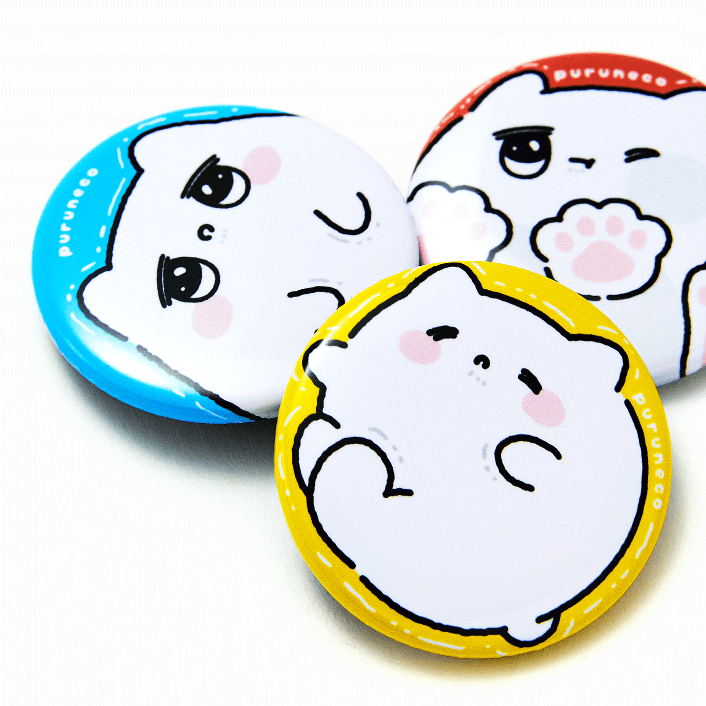 ぷるぷる缶バッジセット
