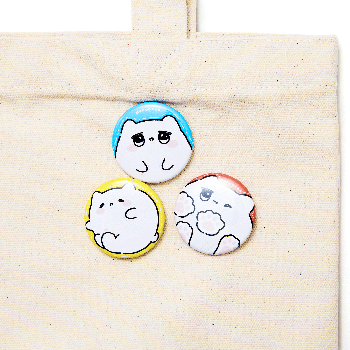 ぷるぷる缶バッジセット