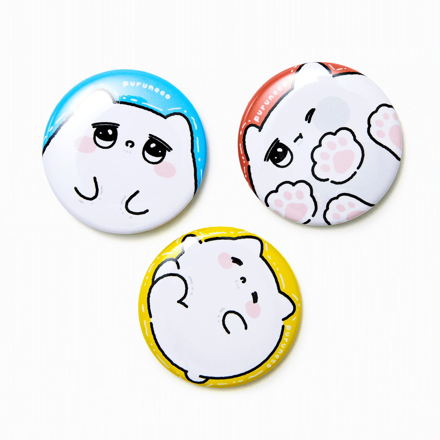 ぷるぷる缶バッジセット