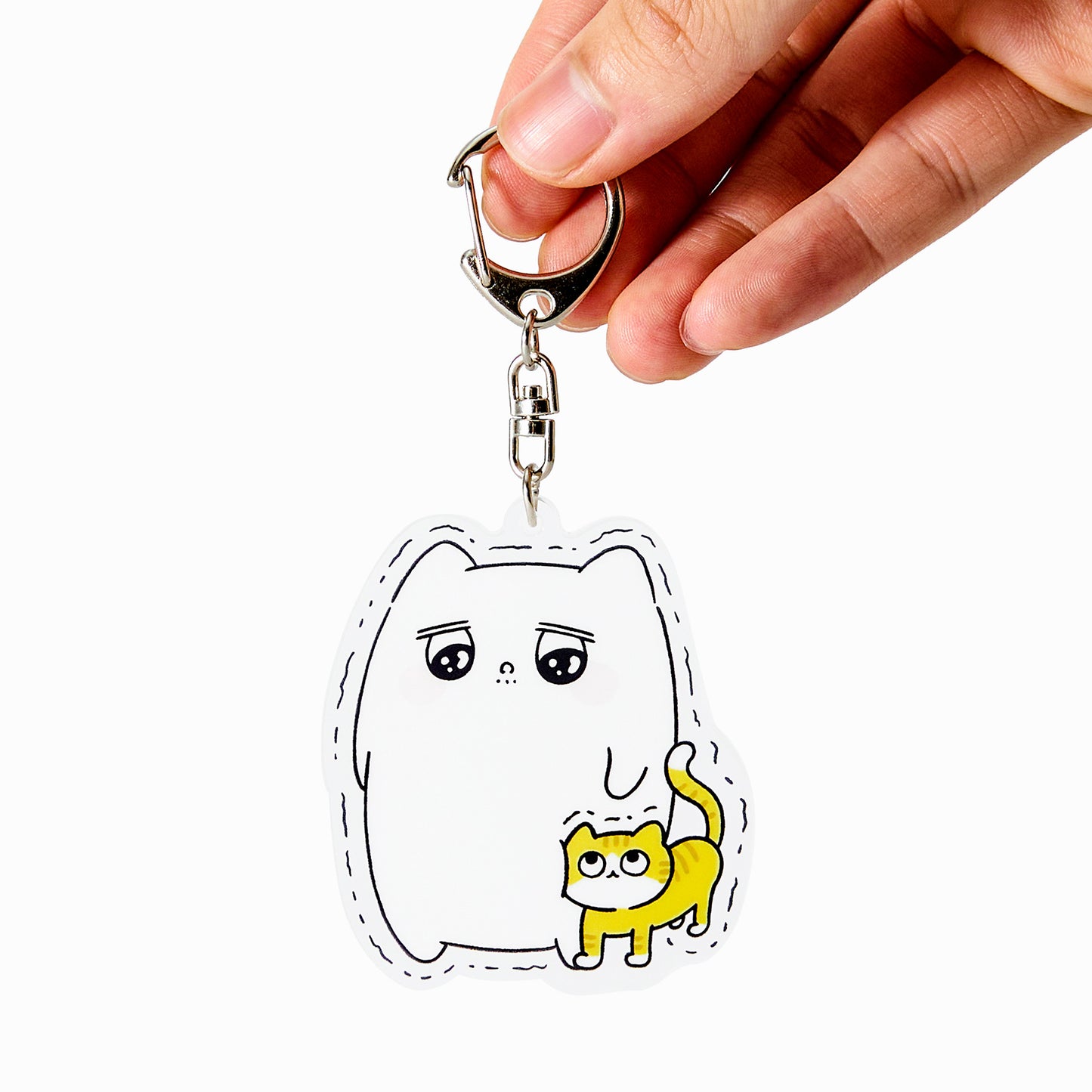 猫めりこみアクキー