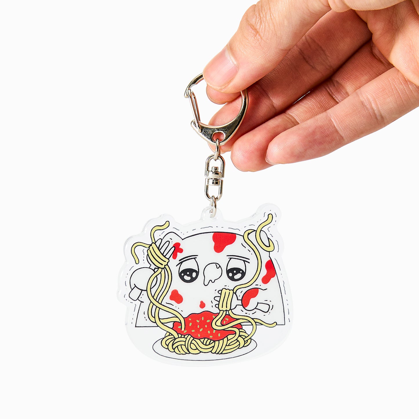 こぼしナポリタンアクキー