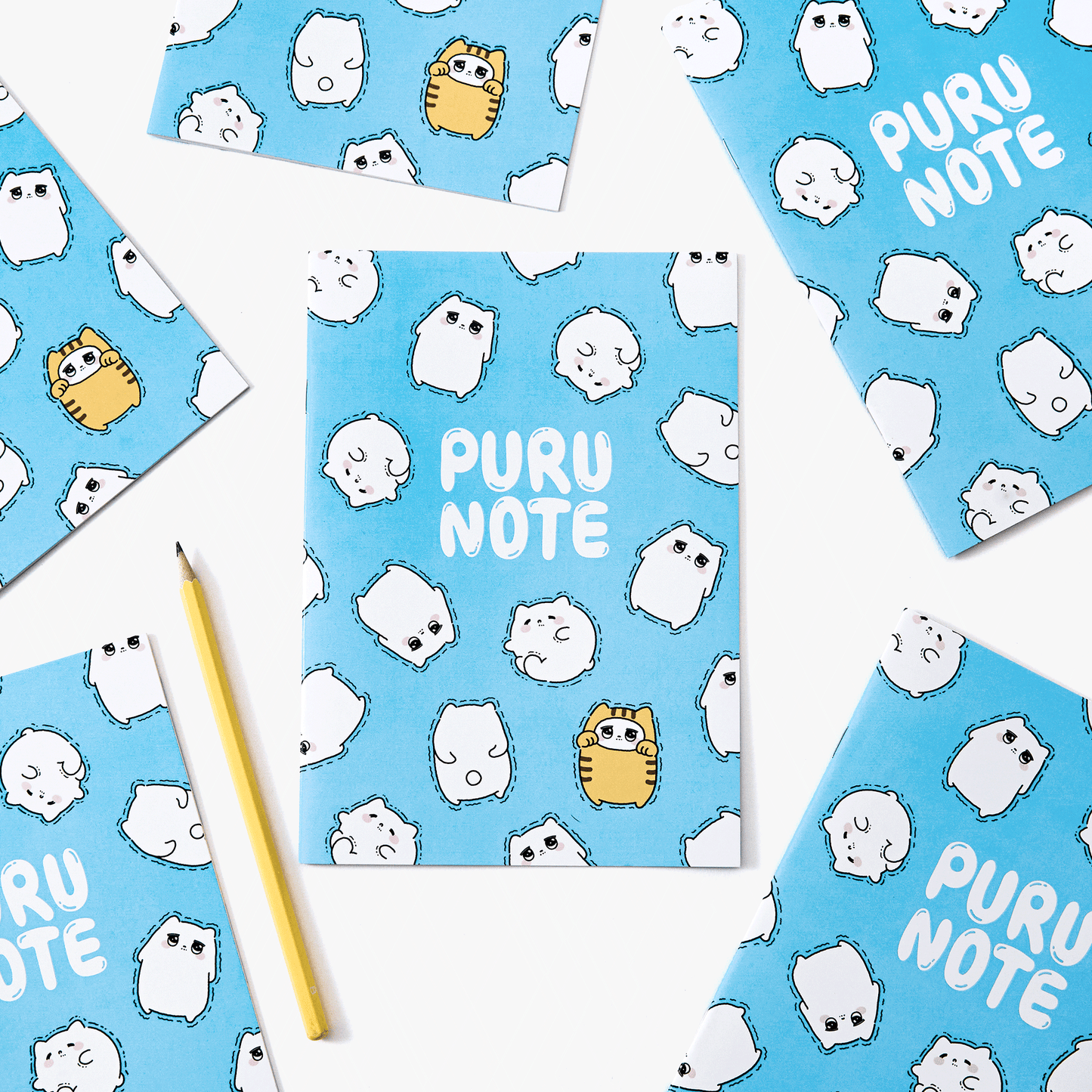ぷるねコまみれA5ノート