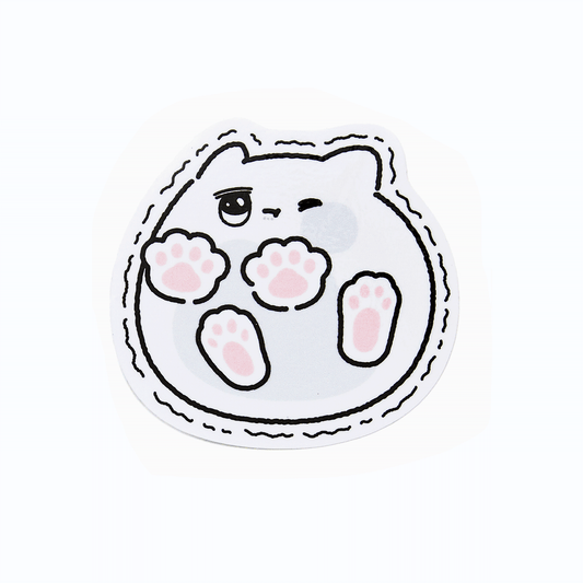 ぷるねコぎゅうぎゅうステッカー