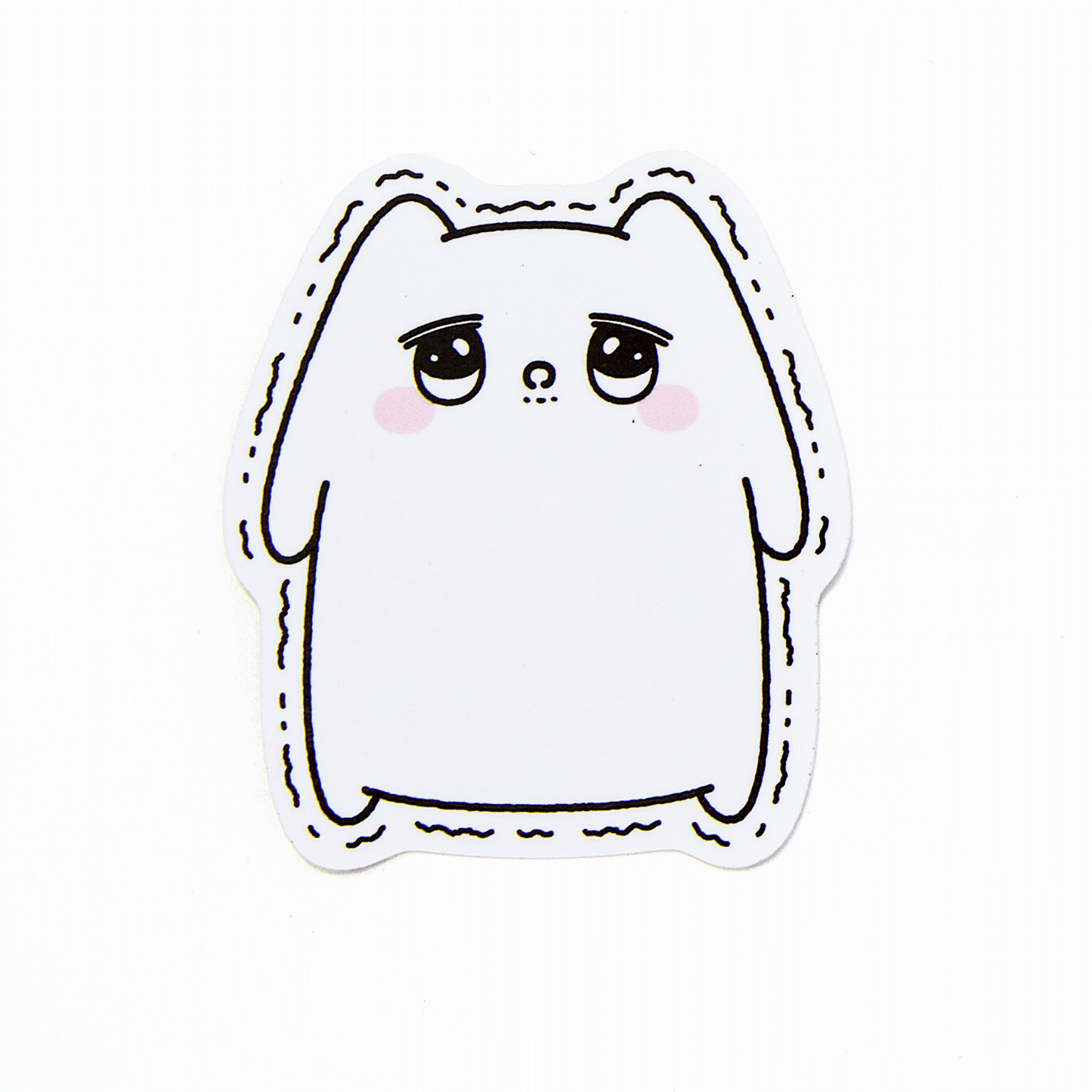 ぷるねコいつものステッカー